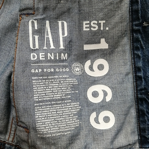 Gap Blue Denim Jacket Small NWT - Picture 9 of 9